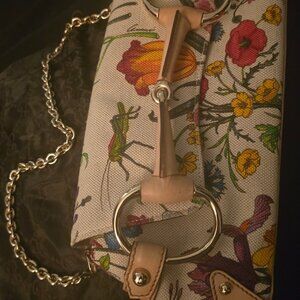 Floral Horse Bit Clutch